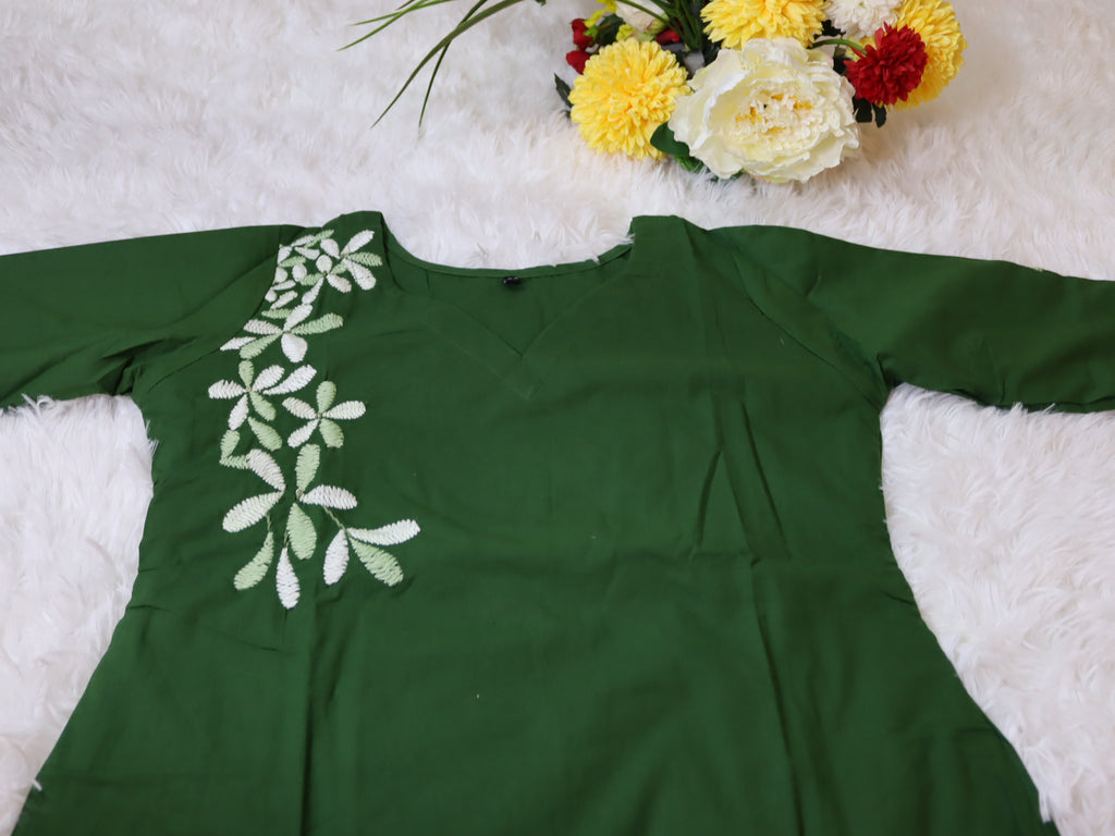 Forest Green Cotton Co-ord set